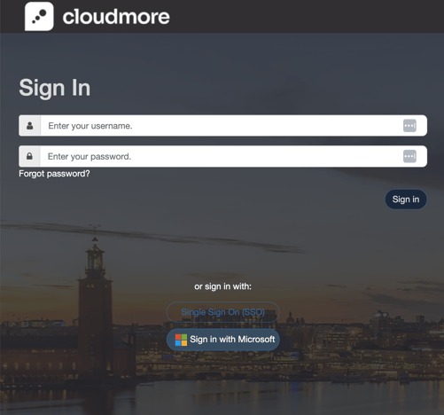 A screenshot of a login page

Description automatically generated